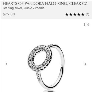 Pandora Halo Ring